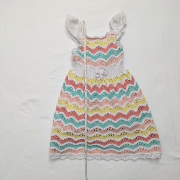 C&C California Kids Soft Knit Crochet Dress Toddler Summer - Picture 3 of 6